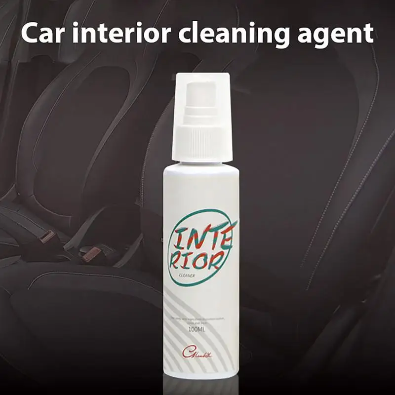 100Ml Autoschuimreiniger Neutraal Zacht Schuim Spray Voor Lederen Stof Stoel Decontaminatie Voertuig Interieur Schoner Spray