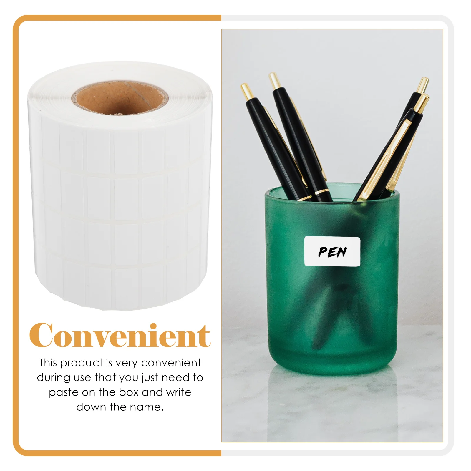 Convenient Classified Tag Stickers Multi-Purpose Self-Adhesive Marking Labels for Refrigerator Organizer Label Sticker