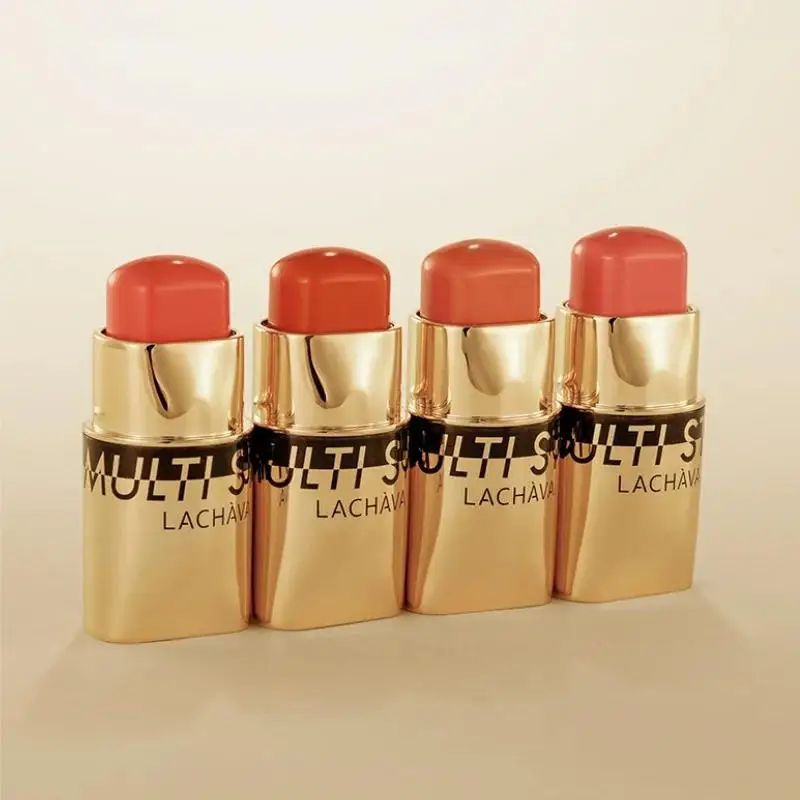 Colorete en barra resistente al agua 3 en 1 para labios, cara, ojos, maquillaje iluminador Natural, belleza multiusos, cremoso, de larga duración