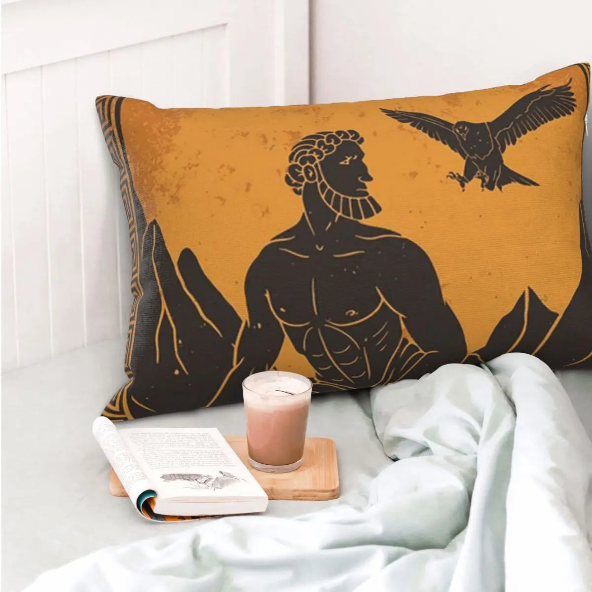 Prometheus Greek Mythology Rectangle Pillowcase Cushion Cover Decor Bedroom Bed Home Comfort Throw Pillow