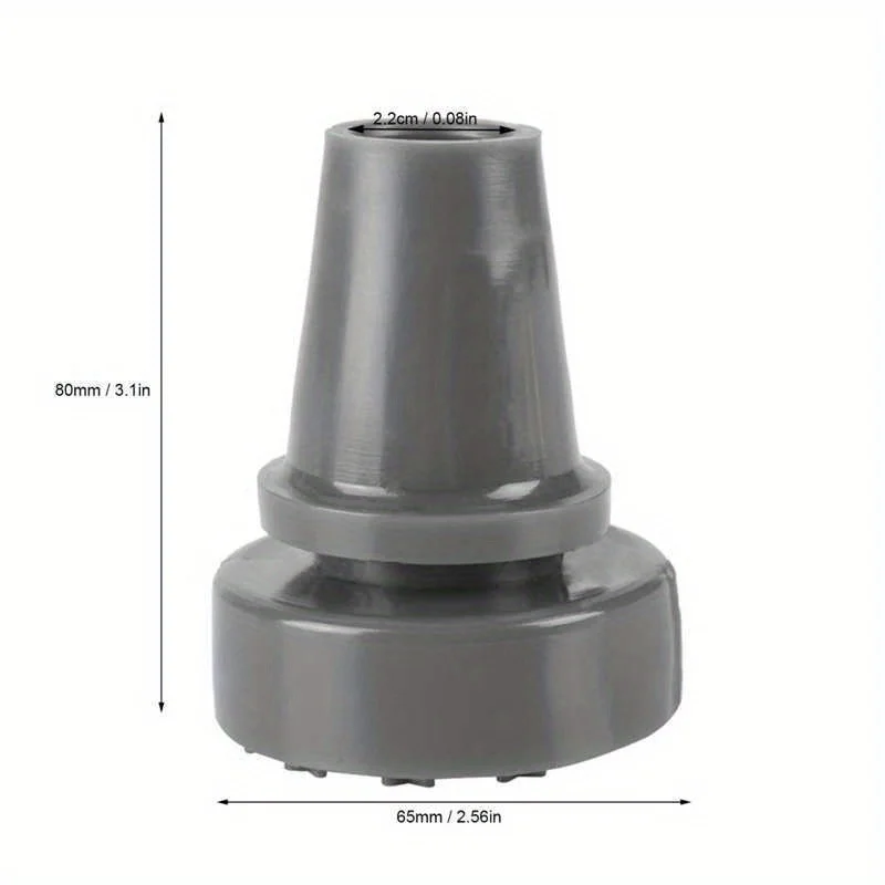 360° Rotating Anti-slip Walking Stick Standing Rubber Cane Crutch Pad End Bottom Tip Accessory Cane Crutch Pad Climb Tool