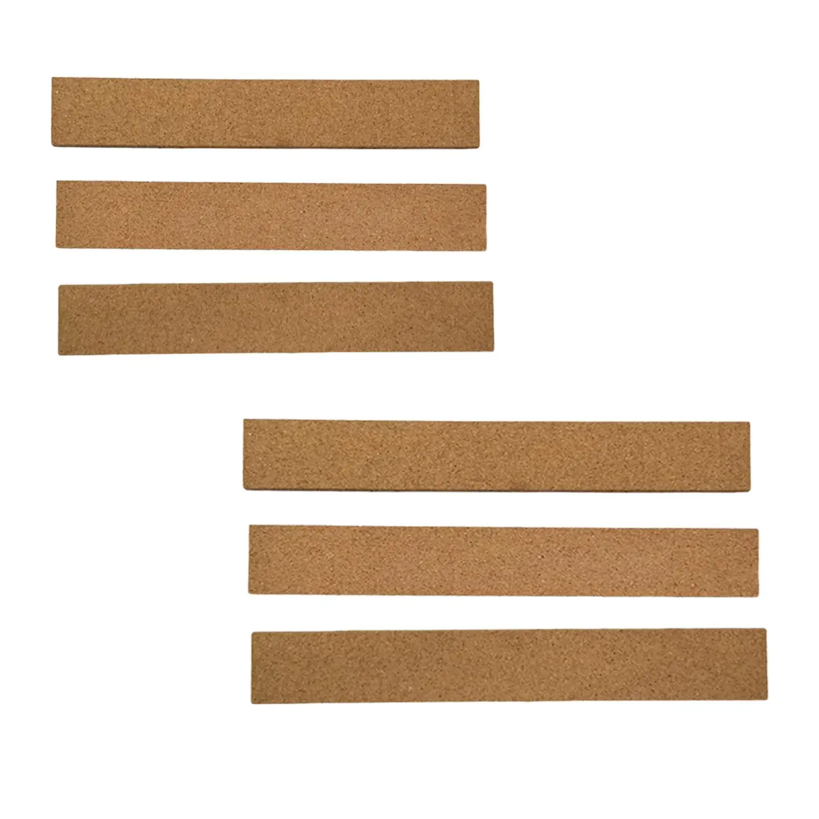 3 Pieces Cork Board Strips Message Board Lightweight Scratch Resistant Picture Framed Display Board for Dining Room Apartment