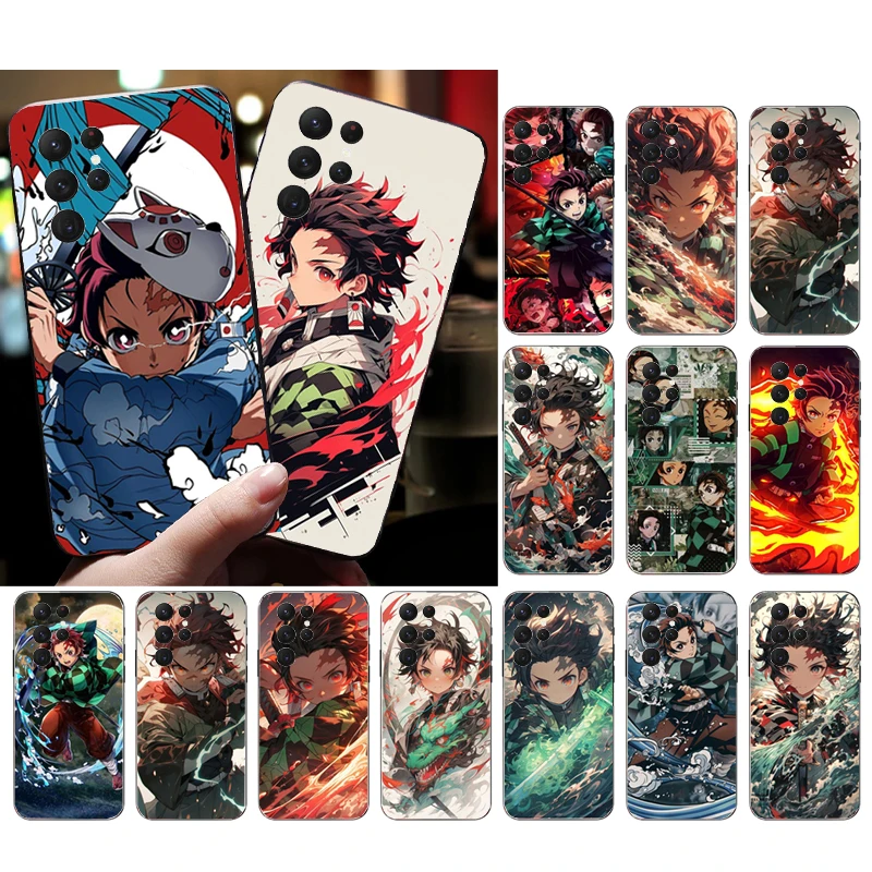 Tanjiro Kamado Demon Slayer Phone Case For Samsung S25 S24 S23 S22 S21 Ultra S24 S23 S22 S21 Plus S24 S21 S20 FE