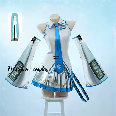 Snow Mikku Cosplay Anime Mikuu Formula Clothing Cosplay Costume Christmas Uniforms Sets Wig Dress Costumes Mikku Cosplay