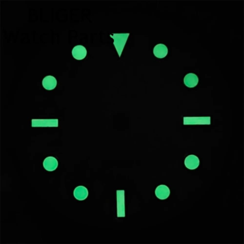 BLIGER-Cadran de montre noir et vert Shoous Fit, 29mm Sterys, NH35 ETA2824, placage 2836, zhu2813 DG3804 MIYOTA8gem PT5000, mouvement