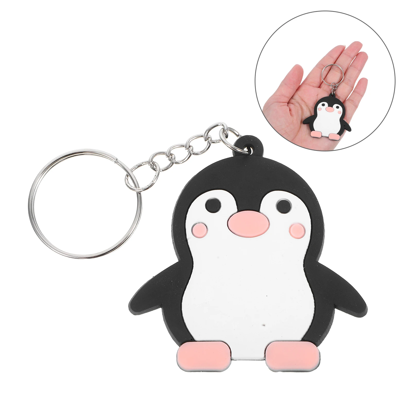 

24 Pcs Penguin Keyring Fun and Cute Decor Animal Bag Hanging Decoration Keychain
