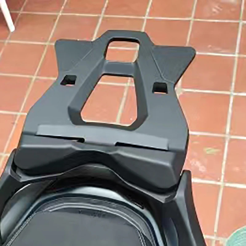 حامل أمتعة بمسند ظهر معدل للدراجات النارية ، حامل تثبيت بضائع ، طقم وسادة مسند ظهر ، مناسب لـ YAMAHA XMAX, Tech MAX #2