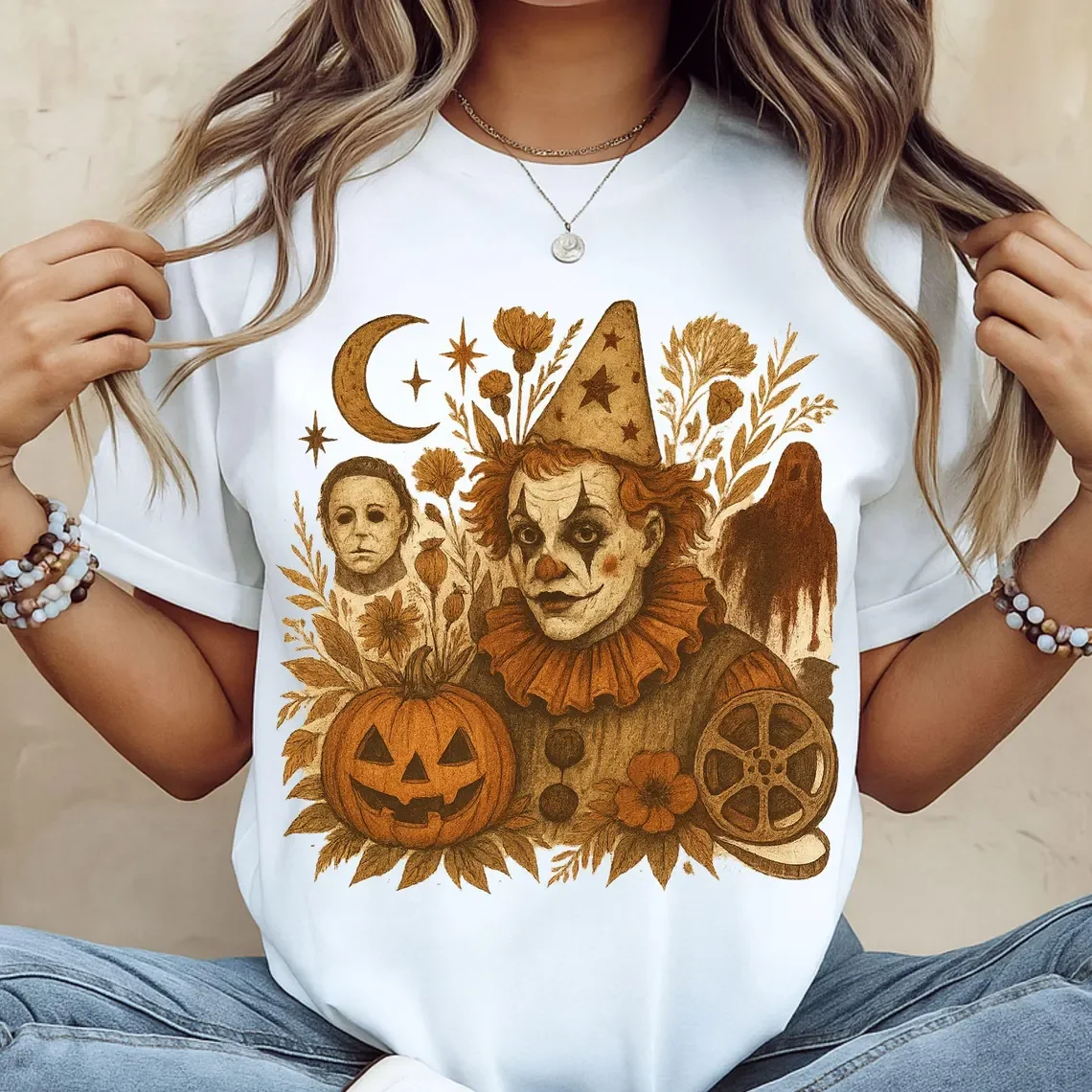 Koszulki z motywem strasznej gęsi, koszulka na Halloween z zabawną gęsią, modne damskie koszulki wysokiej jakości, codzienne koszulki, odzież uliczna