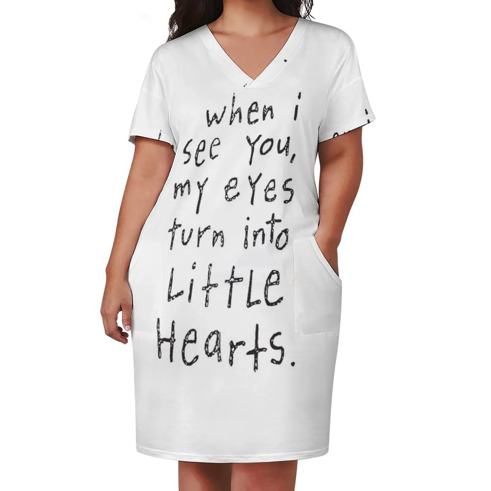 LITTLE HEARTS by Bruce Ashman Baker Loose Pocket Dress Summer skirt Women dresses summer