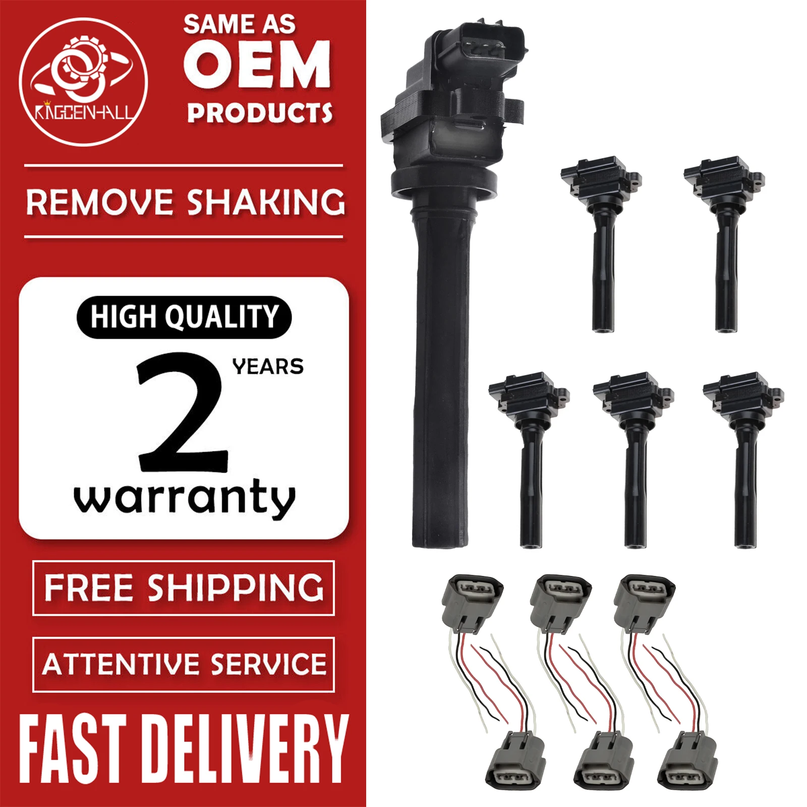 

Ignition Coil Compatible with CHEVROLET TRACKER 2.5 2000-2002 Replacement Of 33410-77E20 33410-77E21 33410-77E22 2505-247735