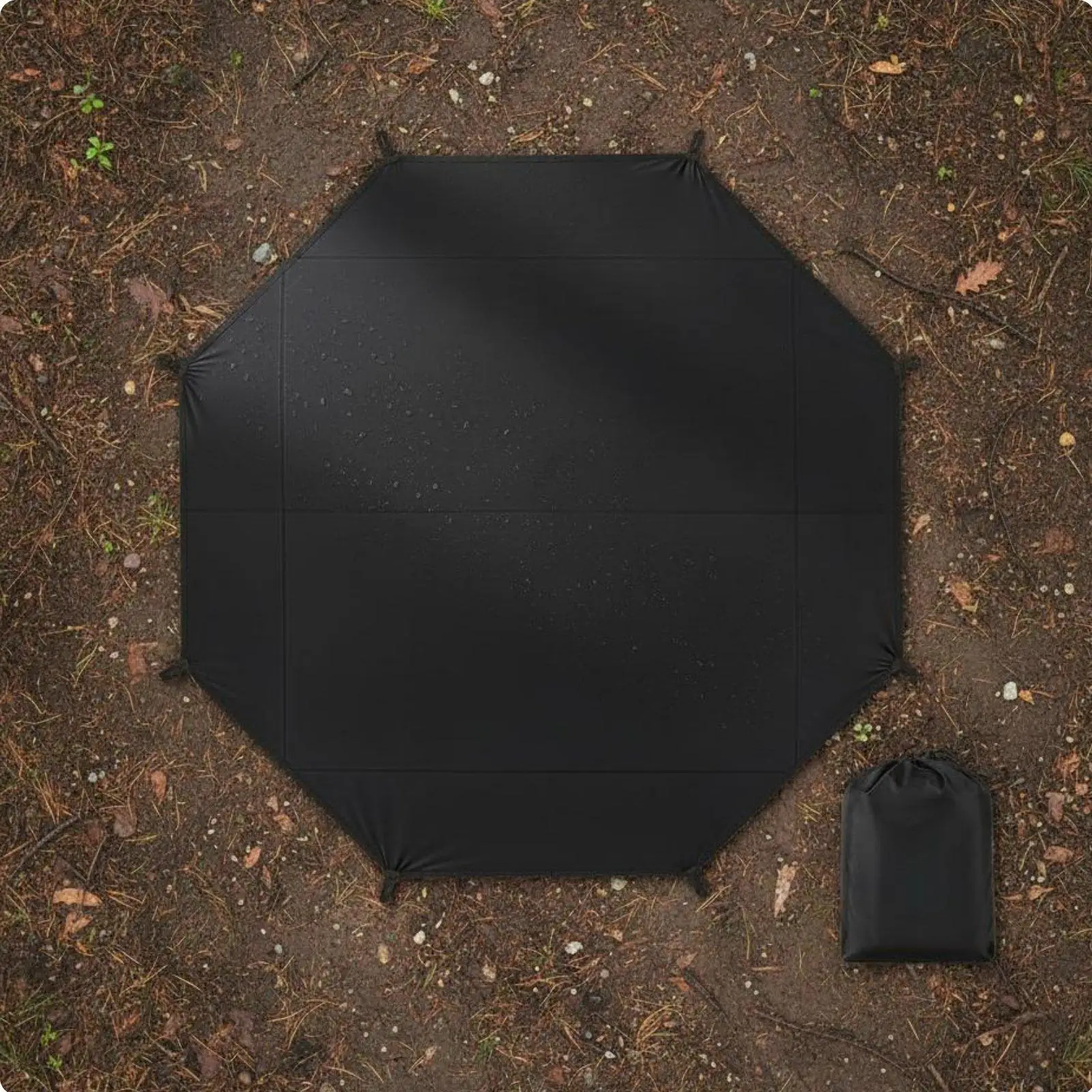 Outdoor Picnic Blanket Waterproof Portable Oxford Cloth Ground Sheet Anti-abrasion Mat for Hiking and Camping
