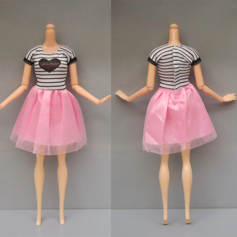 6 Items/Set Fashion Dolls Clothes Random =2 Swimsuit +3 Dress +1 Suit Doll Accessories for 11.5 Inch Kids Toys Birthday Gift