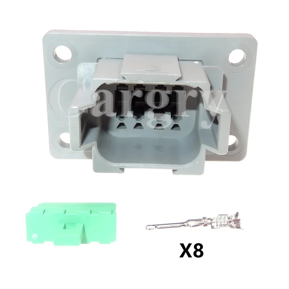 

1 Set 8P Auto Large Current Sealed Plug DT04-8P-L012 AC Assembly Auto Power Connector With Flange Car Wiring Terminal Socket
