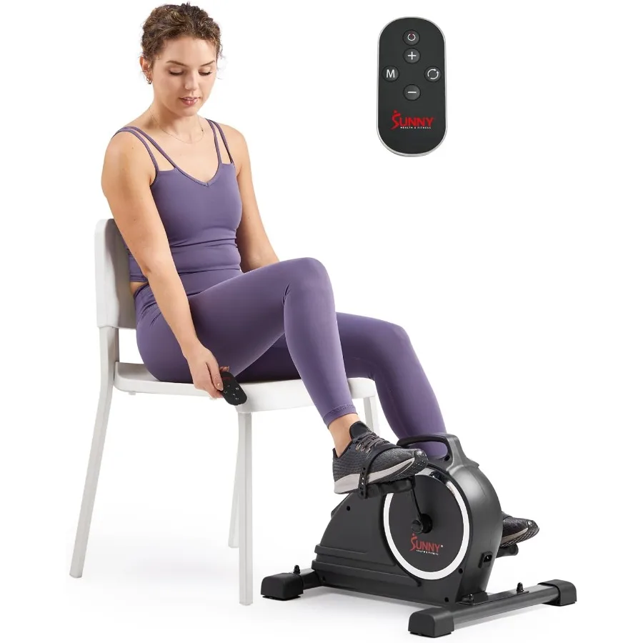 

Dual Function Under-Desk Bike Trainer, Mini Exercise Machine for Senior Training, Arm/Leg Cardio Cycle Workout, Optional Magneti