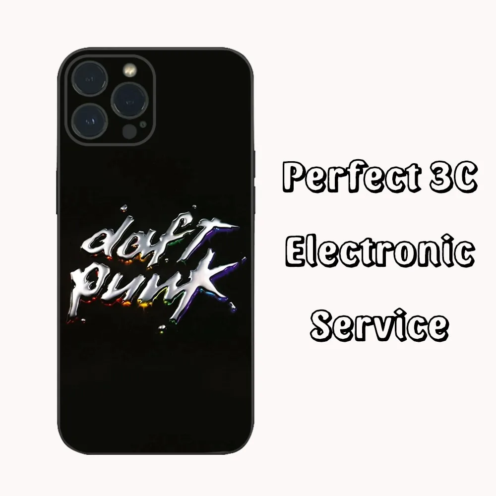 D-Daft Punk Band France Phone Case  For iPhone16 15 14 13 12 Mini 11 Pro XS Max X XR SE5 6 7 8 Plus Soft Silicone Cover