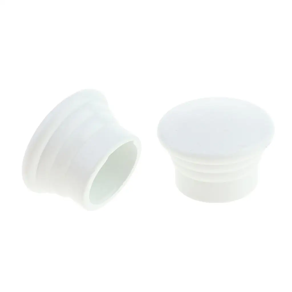 3-6pack 2Pcs Curtain Rod Cap Finials - Fit for 1.1inch Diameter Rod White