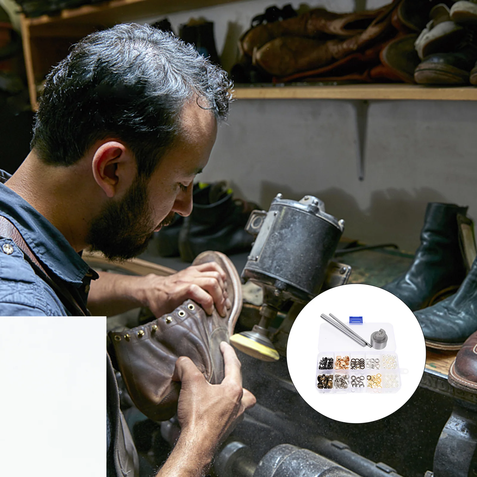 

1Set Professional Shoe Lace Buckles Metal Boot Hooks Durable Repair Clasps for Hiking Boot Hooks Safety Shoelace Buckles