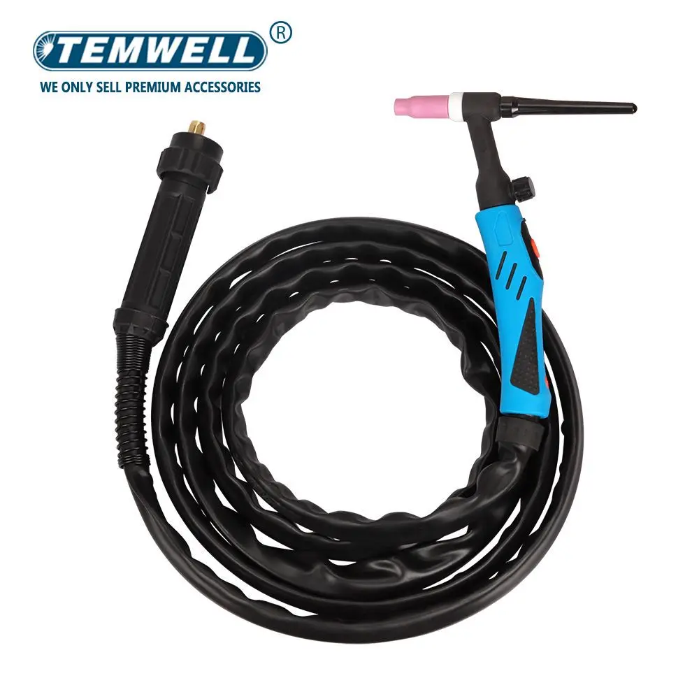 3M WP26 WP26FV TIG Welding Torch 200A Argon arc welding gun WP-26 wp-26fv Argon tungsten arc welding gun European interface