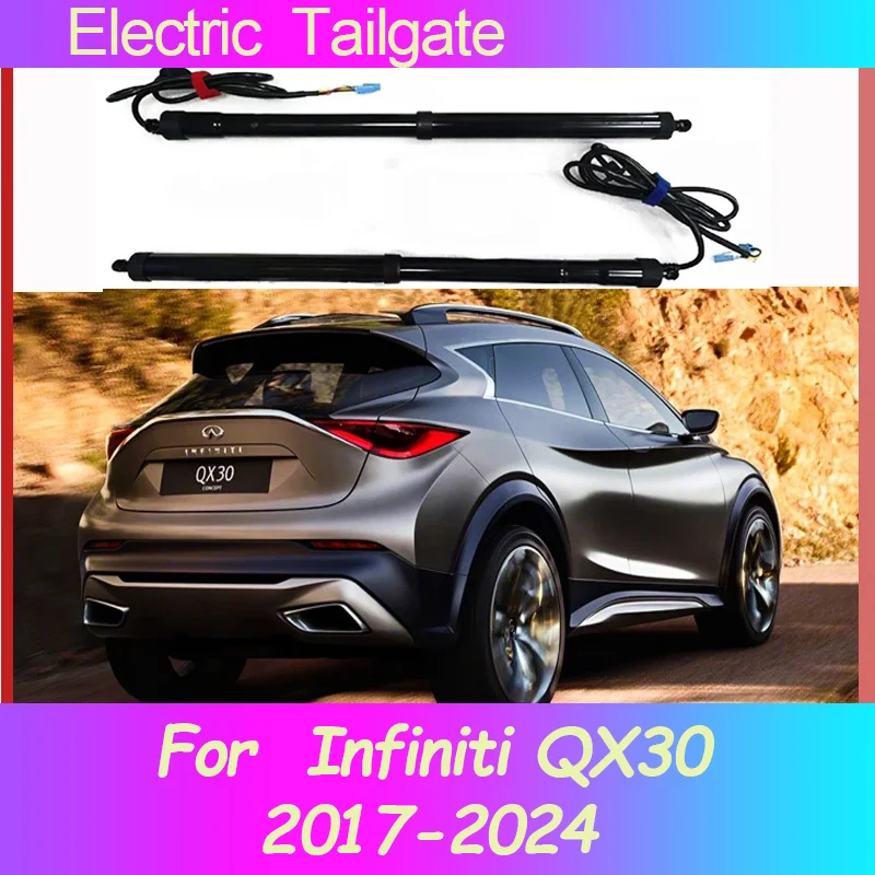 

Модифицированная электрическая задняя дверь для Infiniti QX30 2017-2024, модификация автомобильной задней двери, автоматический подъем, задняя дверь, автомобильные аксессуары, инструменты