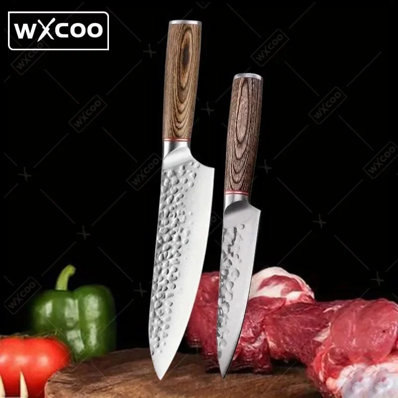 

Chef Knife Set Kitchen Knives Handmade Kitchen Boning Knife Japanese Knife Multifunction Chef Knife Meat Cleaver