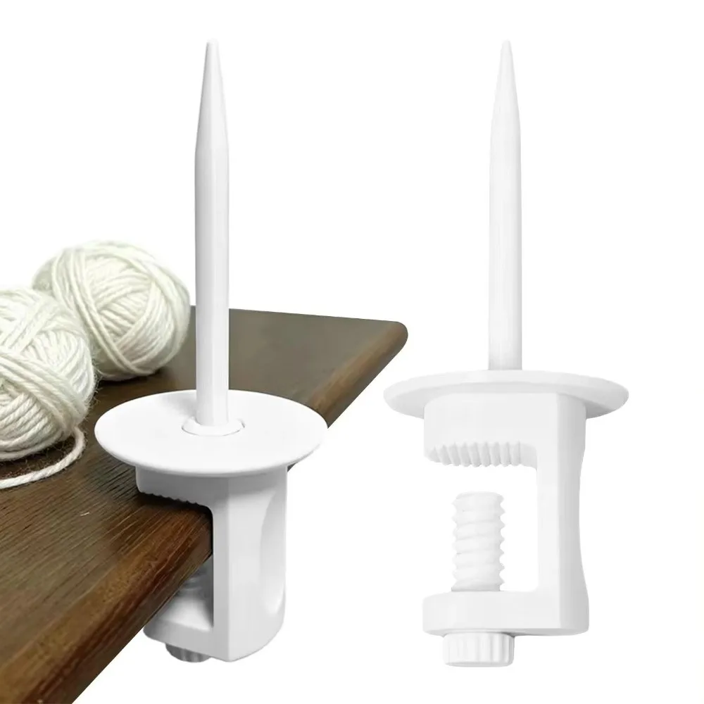 3D Printing Crochet Yarn Holder Non-slip Desktop Fixed Yarn Winder Stand Space Saving Detachable Sewing Thread Spool Dispenser