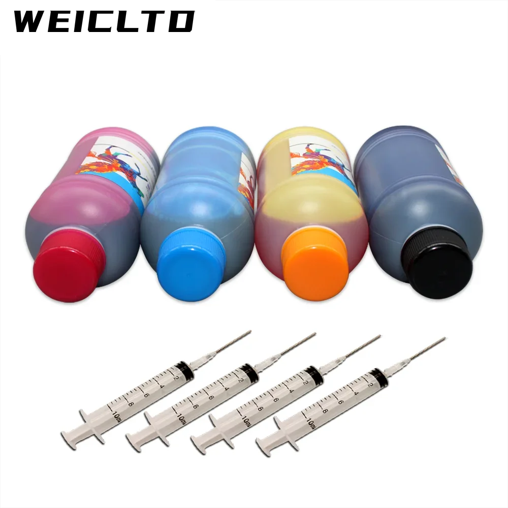 932 933 HP932 HP933 HP932XL HP933XL 4PC 250ML Refill Dye Ink for HP Officejet 6100 6600 6700 7610 7612 7110 7510 7512 Printers