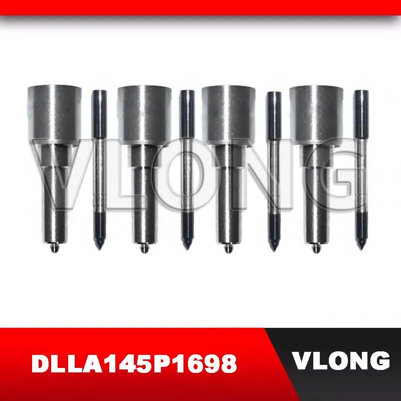 4PCS Fuel Injector Nozzle DLLA145P1698 0433172042 Common Rail Nozzle Fuel Injector No For Bosch Injector 0445 120 197 0445120197