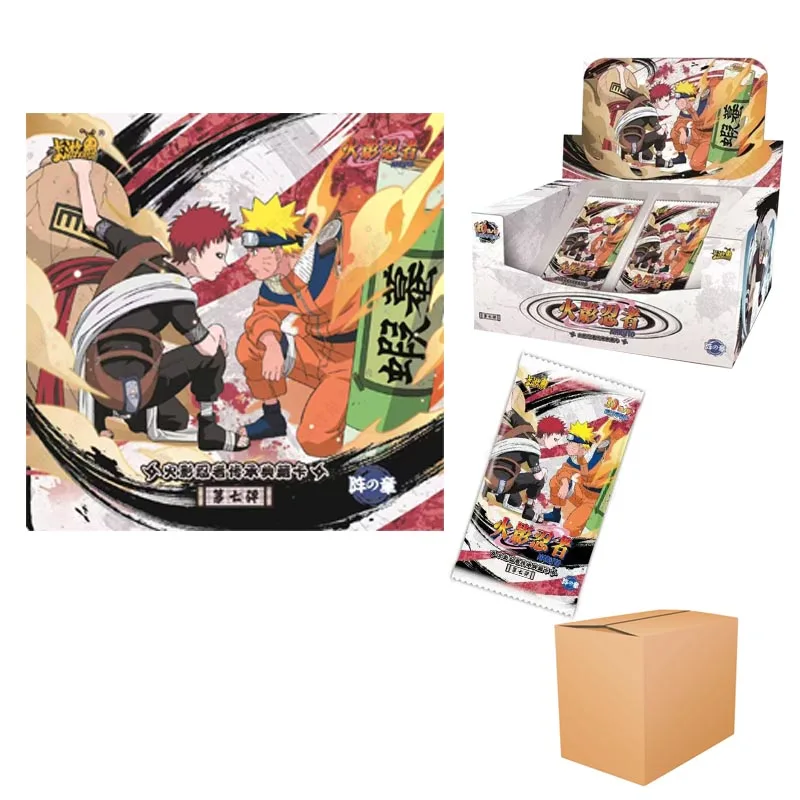 

2025 Anime Naruto Cards Booster Box T4W7 Cartoon For Kids Toys Game Christmas Gift