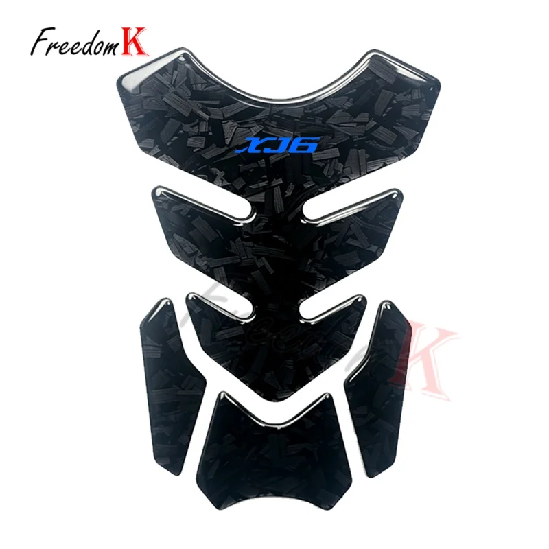 3D Motorcycle Forged Carbon Fiber Fit For Fo Fit For XJ6 DIVERSION LOGO Waterproof & Anti-slip Wear Resistant