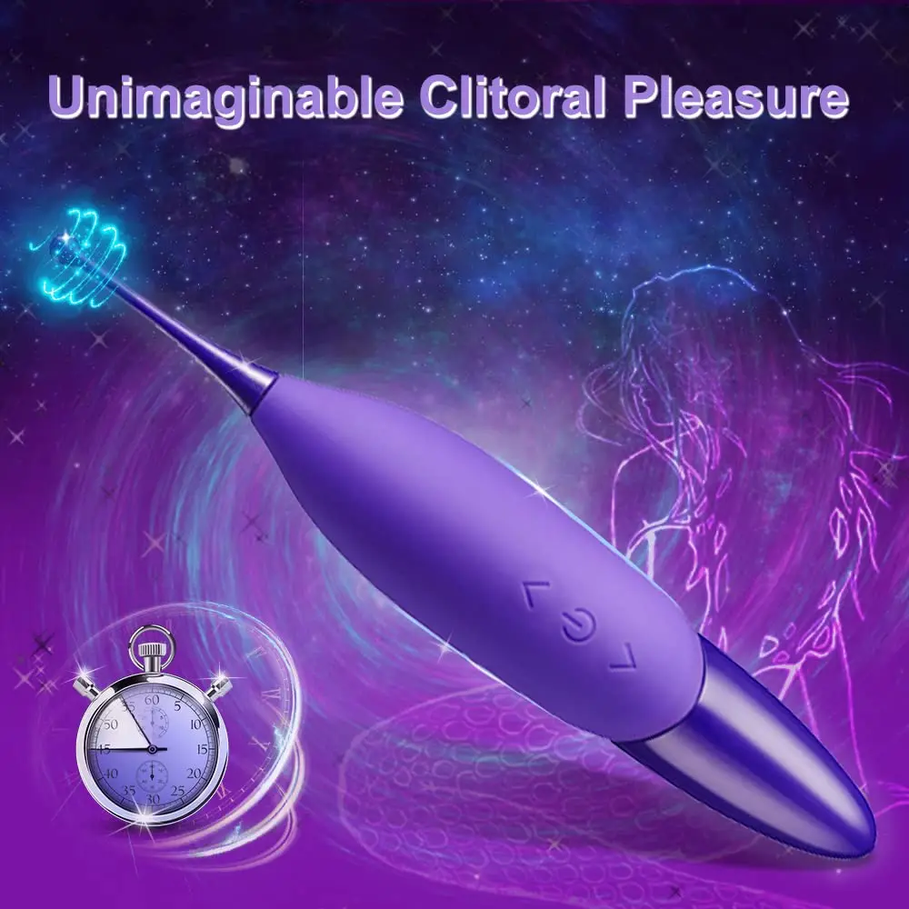 Mini Clitoris G Spot Vibrator for Women 3 Attached Silicone Heads Penis Clitoral Stimulator Wand 10 Vibrations Dildo Sex Toys 18