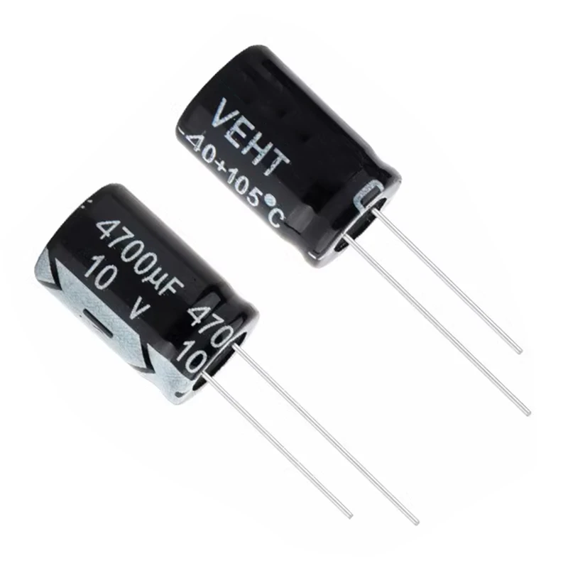 10pcs Electrolytic Capacitor 10V 4700UF New Original High Frequency Durable Capacitor Specification 13mm × 20mm