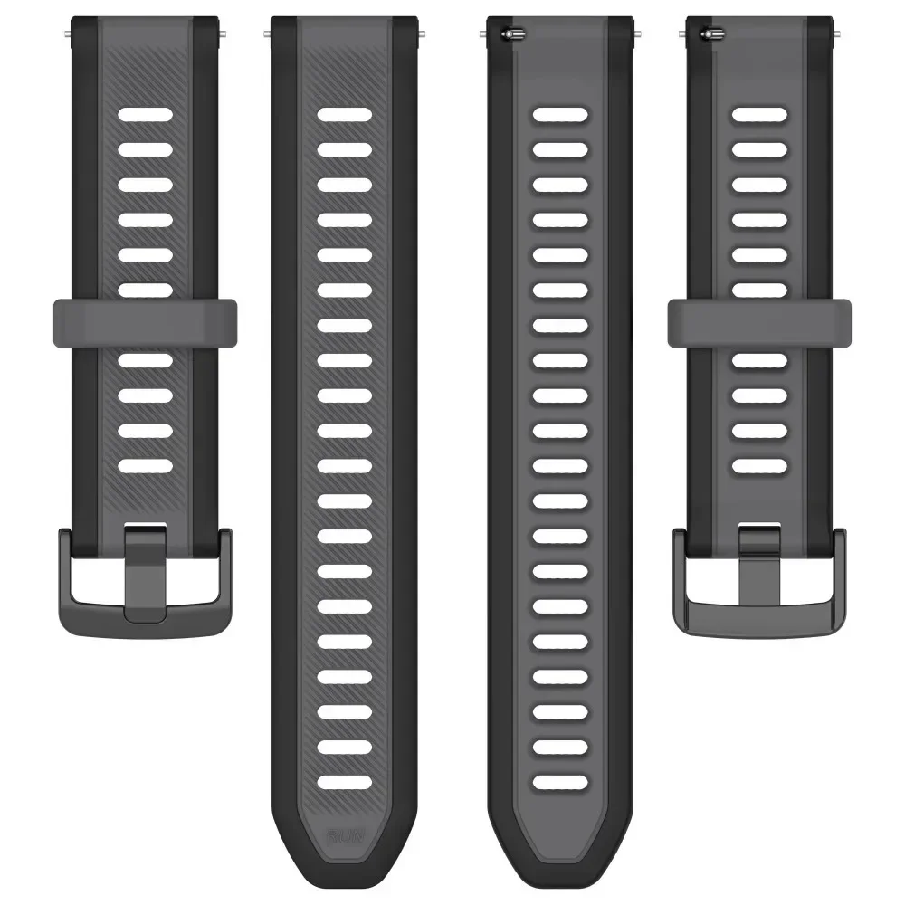 18/20/22 مللي متر سيليكون حزام لهواوي ساعة GT6-5-4 46/41 مللي متر GT6 برو 46 مللي متر الرياضة تنفس لساعة سامسونج 7 6 5 4 استبدال الفرقة