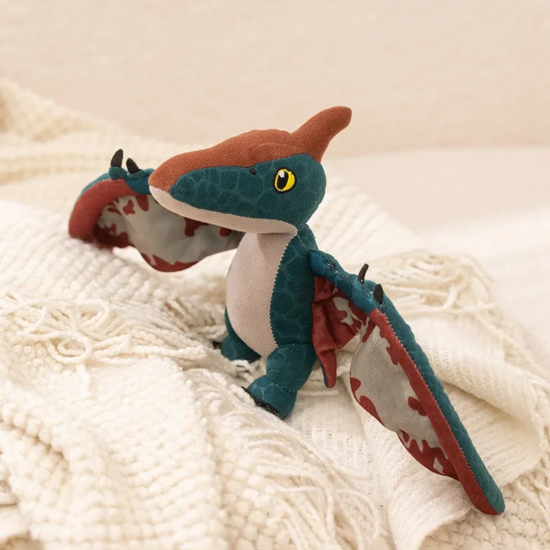Super coole fliegende Pterosaurier-Plüschtiere, gefüllte 3D-lebensechte Jurassic-Dinosaurier-Puppe, hübscher Desktop-Begleiter, Spielrequisiten – Detail 2