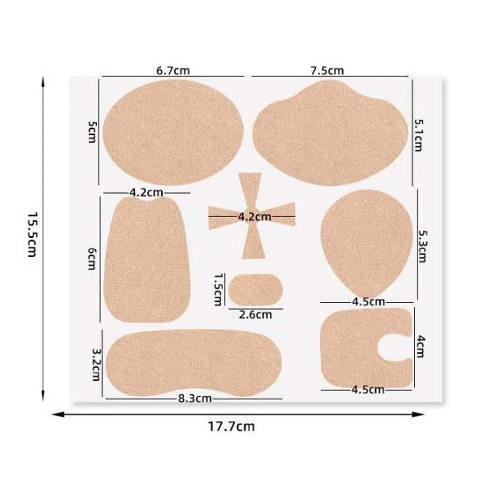 Наклейка для ног из нетканого материала, Антифрикционная лента, подушка для ног, поддерживает патчи для куриных глаз, инструменты для педикюра