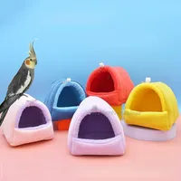 Bird Cage Parrot Cotton Nest Thickened Winter Bird Cotton Nest Pet Mini House Hammock Cage Hut Tent Bed Hanging Cave Pet Product