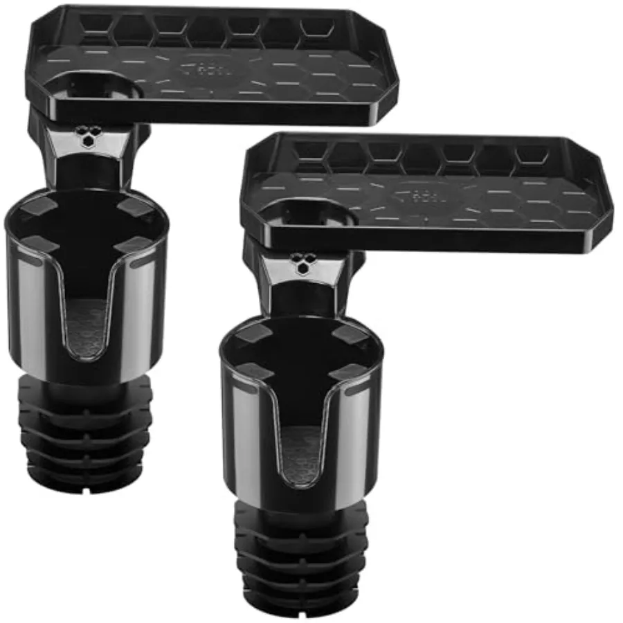 

2 Pack Cup Holder Tray for Car Car Cup Holder Expander with 360°Rotation Tray Large Cup Drink Holder Fit for Yeti/Hydro Flask D