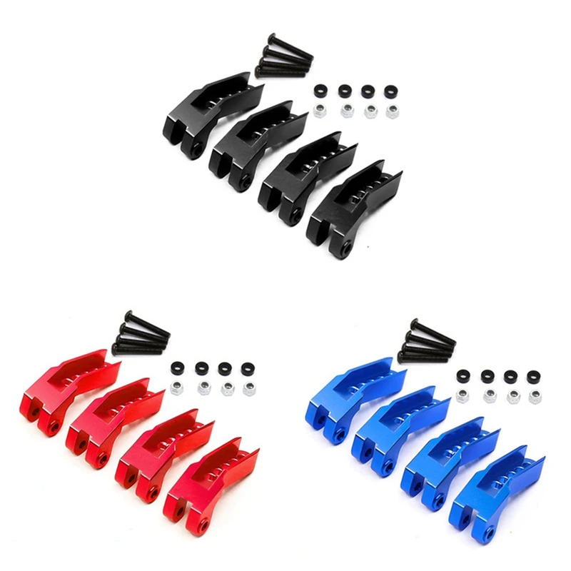 For TRAXXAS TRX-4 82056-4 Adjustable Oil Pressure Code-Set Of Shock Absorber Bracket W3 Front And Rear Accessories ,Blue