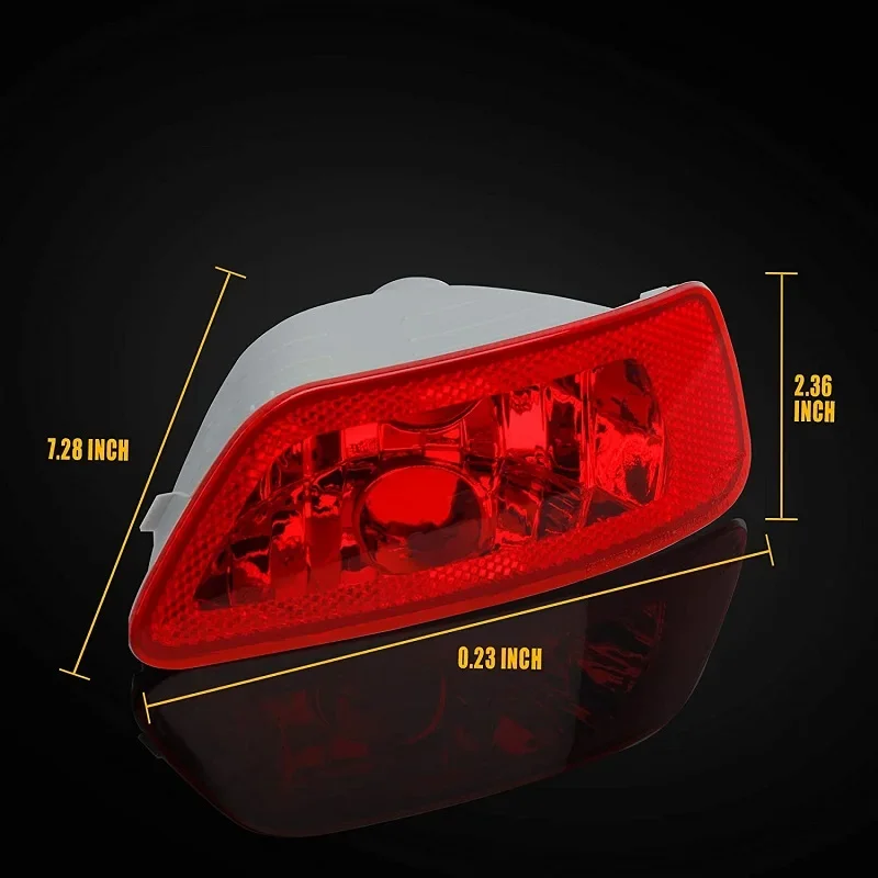 LED Rear Bumper Reflector Light Fit for Jeep Grand Cherokee Journey 2011 2012 2013 2014 2015 2016 2017 2018 Left Right Tail Lamp