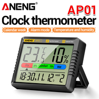 ANENG AP01 Mini LCD Digital Thermometer Hygrometer Indoor Room Temperature Humidity Meter Sensor Gauge Weather Station Set Tools
