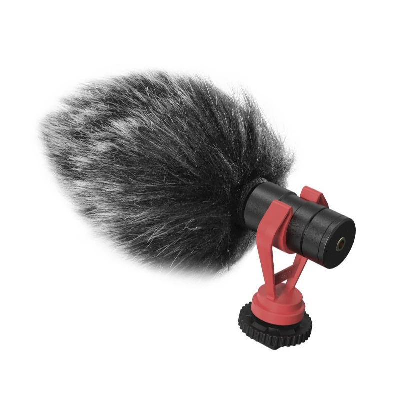 NUNAVO ميكروفون بندقية فيديو مدونة فيديو بودكاست مكثف ميكروفون مقابلة لـ insta360 ace/rs/one r/dji pocket3/osmo action2/3/4/5pro/6