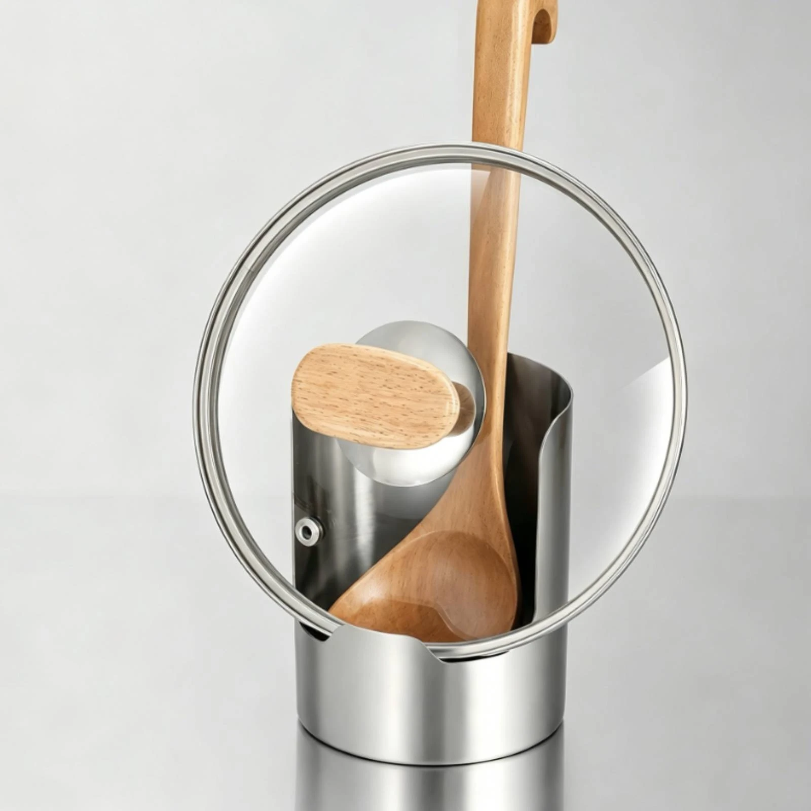 Spatula Holder Space-Saving Ladle Rest Spatula Rest Rustproof Kitchen Organizer Corrosion-Resistant for Home Cooks