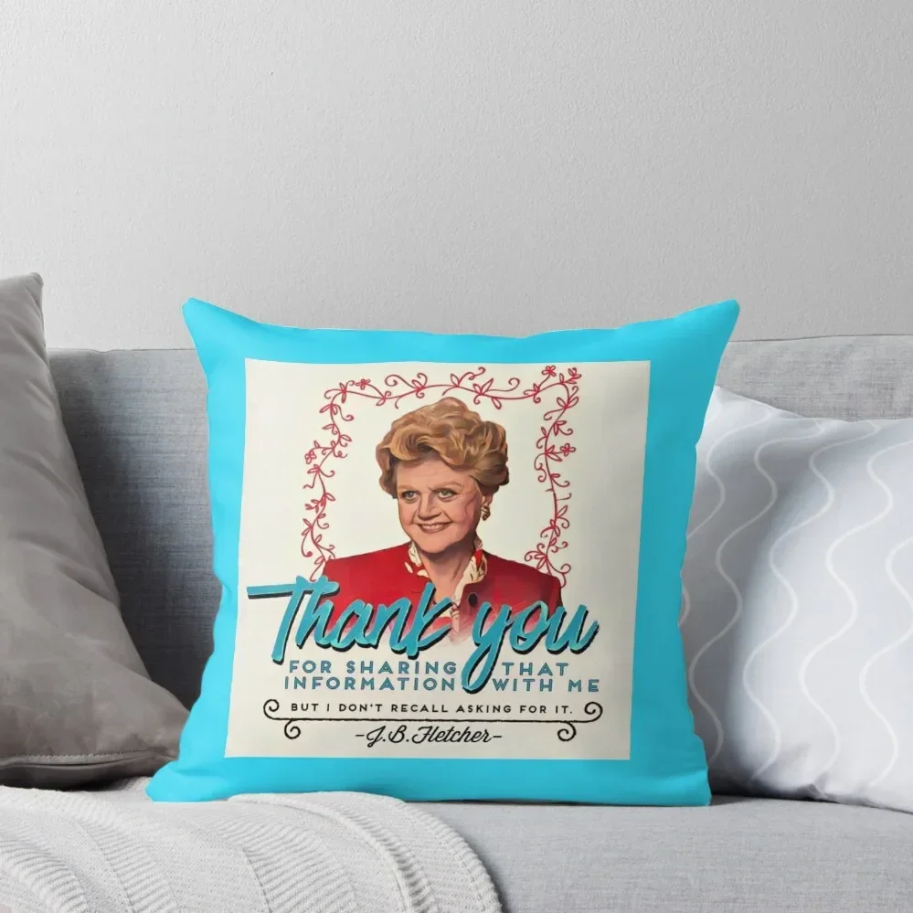 

Jessica Fletcher Doesn't Need Your Input Throw Pillow Couch Pillows Pillowcase Cushion pillow