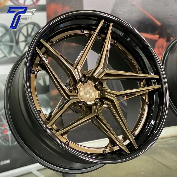 Deep Dish Star 2 3 pcs Custom Forged Alloy Rims Wheels 22inch 5*114