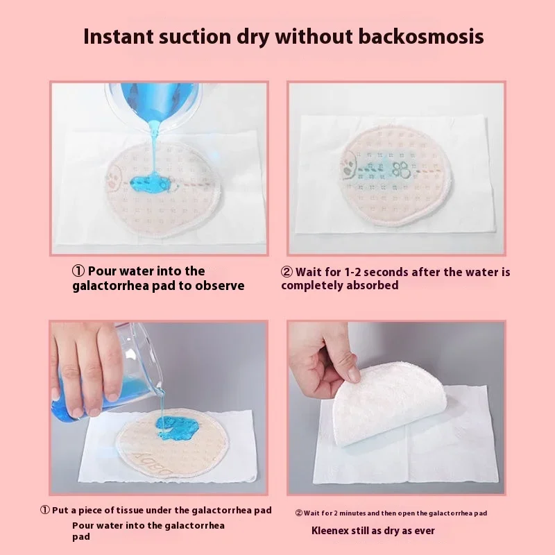 Washable Anti-spill Pads, Leak-proof During Lactation Cotton Breathable Milk Pads, Breast Milk Underwear Nursing Pads Maternity