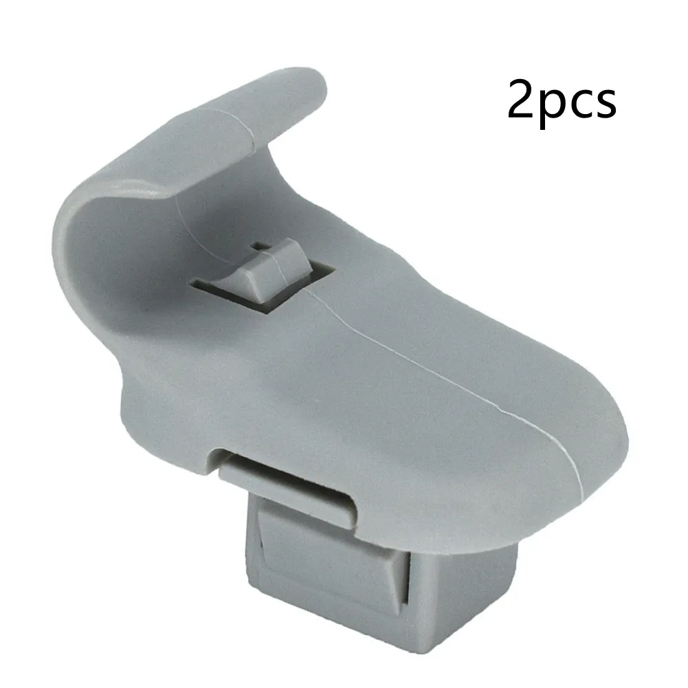 2pcs Car Grey Sun Visor Hook Clips OE LC6269261B77 For Mazda 3 5 6 CX-7 CX-9 RX-8 MPV Sun Visor Clips Holder Hook Bracket Hanger