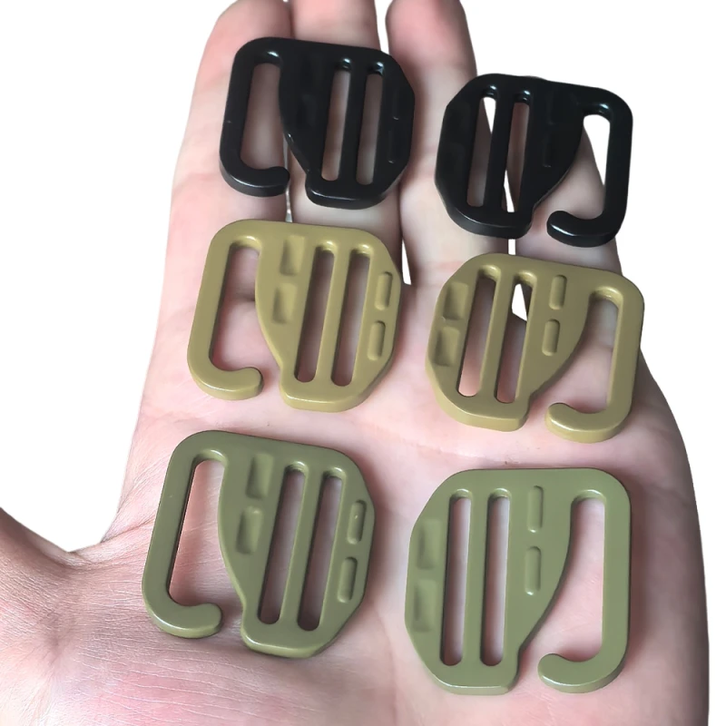2pcs G Hook For Tactical FCPC Strap Airsoft Vest DON/DOFF Kangaroo MAG Pouch Connector Modular Attachment Point Accessories