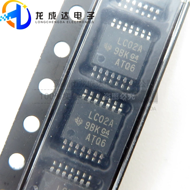 

30pcs original new SN74LVC02APWR screen printing LC02A TSSOP14 logic chip IC