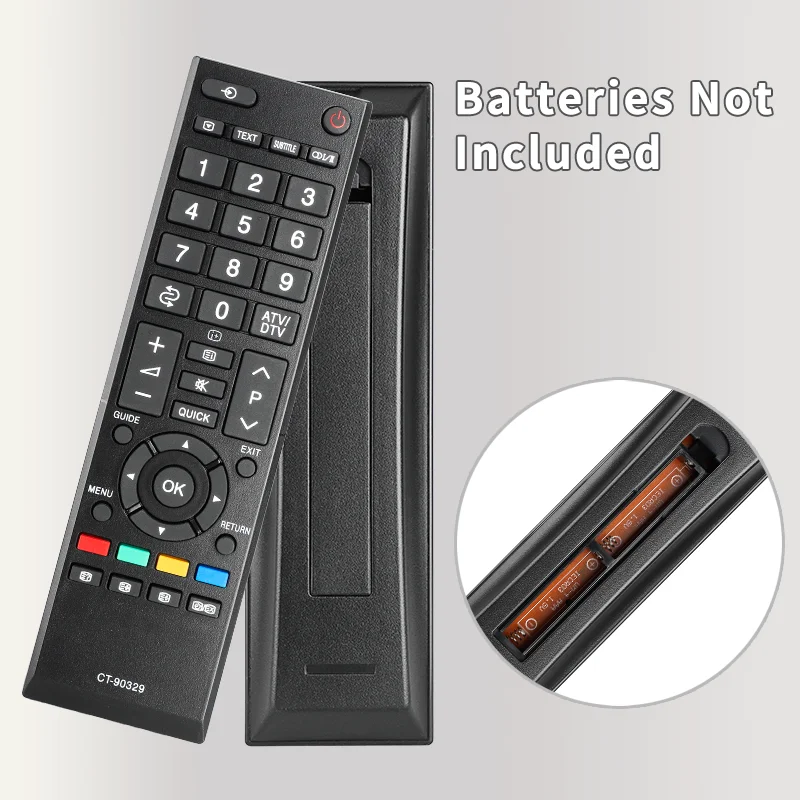 CT-90329 For Toshiba Remote Control Replacement, For Toshiba TV 40RV700 22AV700A 26AV600A 26AV700A 32AV600A 32AV700A 32AV800A