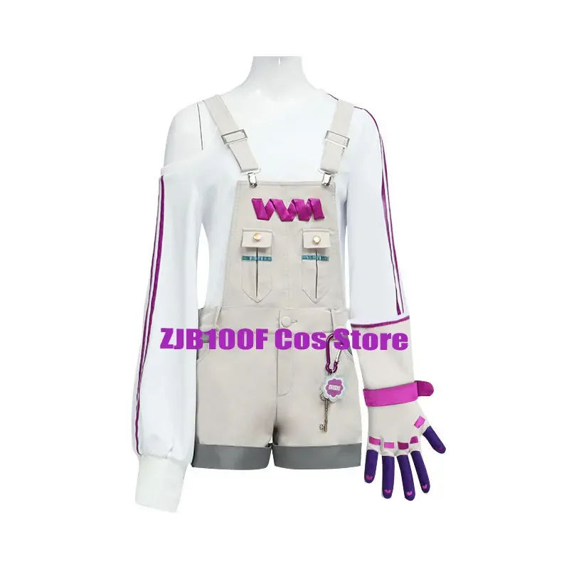 IN Elira Pendora Cosplay Costume Anime Vtuber Elira Cosplay Hololive Girl Elira Role Play Lovely Rompers Suit Halloween