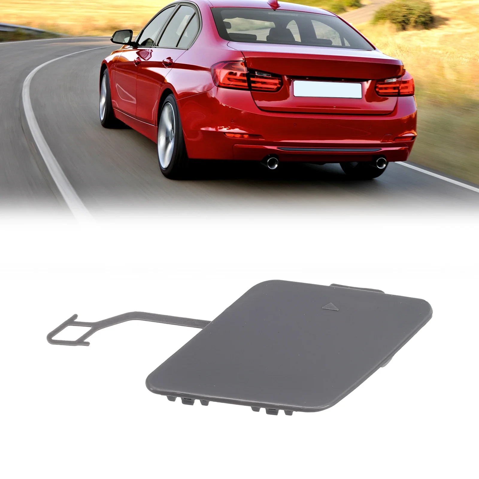 Practical Car Bumper Trailer Cover Rear Bumper Styling Behind Car Accessories Interiors Eye Cover OE:51127312748